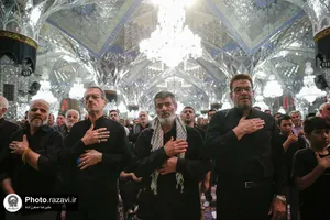 عزاداری روز شهادت امام رضا علیه&zwnj;السلام در رواق امام خمینی(ره)