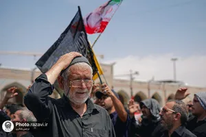 عزاداری روز عاشورای حسینی در حرم مطهر رضوی
