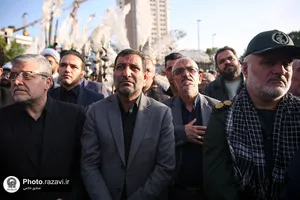 اجتماع مردم مشهد در پی شهادت رئیس جمهور و جمعی از مسئولان-2