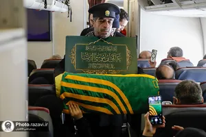 بدرقه زائران اربعین حسینی در فرودگاه امام خمینی(ره)