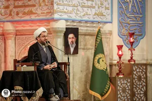 عزاداری شهادت حضرت زهرا سلام&zwnj;الله علیها در رواق امام خمینی (ره)
