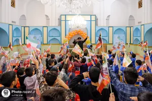 مراسم روز دانش&zwnj;آموز در حرم مطهر رضوی