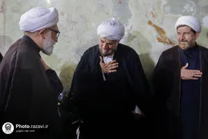 آیین خطبه خوانی شب شهادت امام رضا علیه السلام در حرم مطهر رضوی - 3