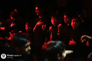 محفل عزاداری مکبرین نوجوان حرم مطهر رضوی