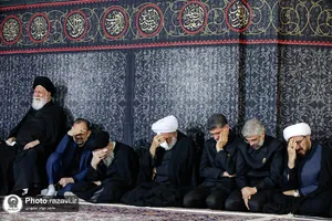 آیین خطبه&zwnj;خوانی شب عاشورای حسینی در حرم مطهر رضوی -2