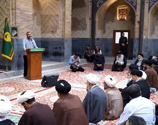 گرامیداشت یاد آیت الله نائینی در حرم مطهر رضوی
