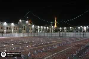 پذیرای از زوار بارگاه منور رضوی در صحن امام حسن مجتبی(علیه&zwnj;السلام)