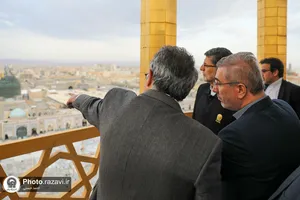 بازدید رئیس سازمان برنامه و بودجه کشور از فعالیت&zwnj;های آستان قدس رضوی