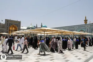 سایه بر سر زائران امام مهربانی