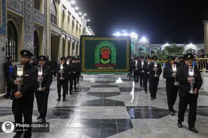 مراسم شام غریبان امام حسین(علیه&zwnj;السلام) در حرم مطهر رضوی