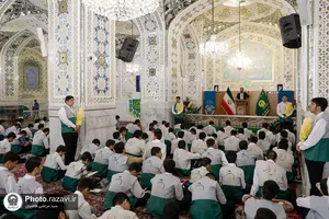 اذن خدمت خادمیاران نوجوان رضوی در حرم مطهر رضوی