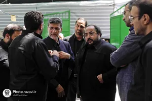 بازدید قائم مقام تولیت آستان قدس رضوی از موکب بنیاد بهره وری موقوفات