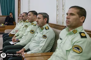 دیدار فرماندهان انتظامی استان خراسان رضوی با تولیت آستان قدس رضوی