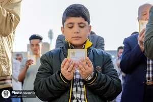 اقامه نماز عید سعید فطر در حرم مطهر رضوی - 2