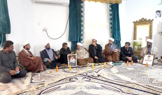 تکریم و دلجویی از خانواده شهدای مراسم عروسی «کوهستک» هرمزگان