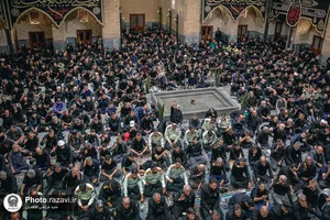عزاداری روز عاشورای حسینی با حضور تولیت آستان قدس رضوی