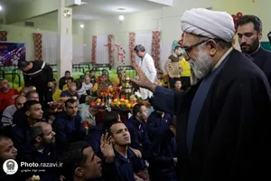 حضور تولیت آستان قدس رضوی در آسایشگاه شهید بهشتی مشهد