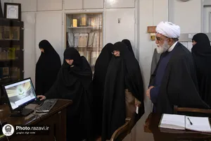 حضور تولیت آستان قدس رضوی در جمع طلاب مکتب نرجس