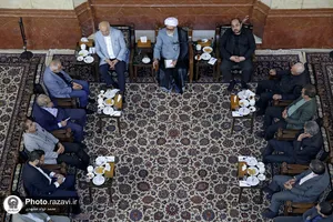 دیدار جمعی از فعالان اقتصادی خراسان رضوی با تولیت آستان قدس رضوی