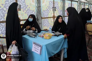 خدمت رسانی درالشفاء حرم به زائران دهه اخر صفر