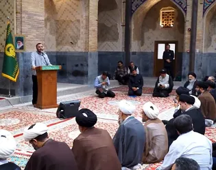 گرامیداشت یاد آیت الله نائینی در حرم مطهر رضوی