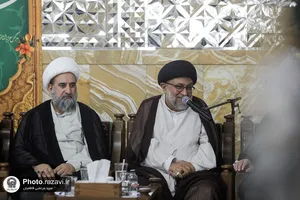 دیدار مهمانان همایش یکصدمین سالگرد بازتأسیس حوزه علمیه قم با تولیت آستان قدس رضوی