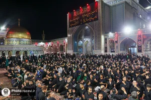عزاداری هیأت&zwnj;های مذهبی کشور افغانستان در حسینیه حرم