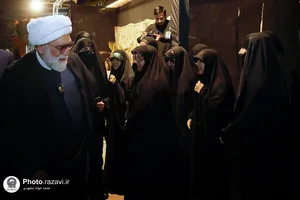 بازدید تولیت آستان قدس رضوی از موکب دخترانه نجمه