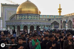 عزاداری هیئت های مذهبی سراسر کشور در حسینیه حرم
