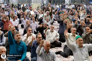 جشن میلاد پیامبر اکرم و امام صادق علیهما السلام در رواق امام خمینی حرم مطهر رضوی