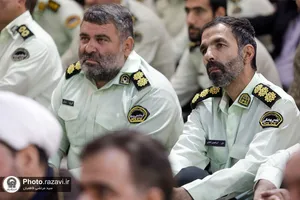 تشرف فرماندهان و پرسنل فراجا به حرم مطهر رضوی