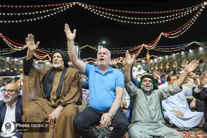 جشن ولادت حضرت رسول ویژه زائرین عرب زبان در حرم مطهر رضوی