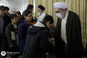 مراسم جشن میلاد امیرالمومنین در تالار ولایت حرم مطهر رضوی