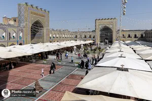 سایه بر سر زائران امام مهربانی