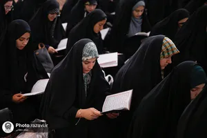 تشرف دانشجویان دانشگاه&zwnj;های استان گیلان و خراسان شمالی به حرم مطهر رضوی