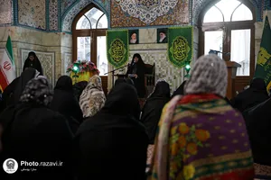 مراسم میلاد امام حسین(علیه&zwnj;السلام) در رواق نجمه خاتون