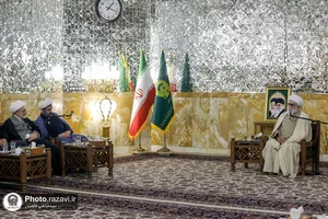 دیدار اساتید دانشگاه هنر تهران با تولیت آستان قدس رضوی