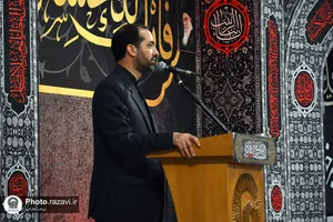 مراسم شیرخوارگان حسینی در حرم مطهر رضوی