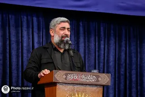 وداع با پیکر شهدای مدافع امنیت در حرم مطهر رضوی