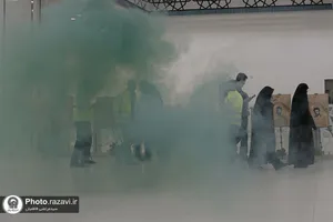 مانور عملياتي تخليه امن اضطراري ساختمان اداري ثامن
