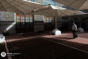 سایه بر سر زائران امام مهربانی