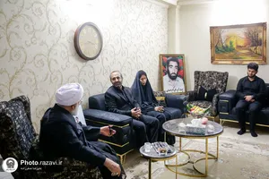 دیدار تولیت آستان قدس رضوی با خانواده شهدای حملات تروریستی رژیم صهیونیستی