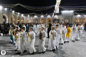 استقبال از ماه مبارک رمضان در حرم مطهر رضوی