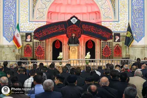 عزاداری هیئات مذهبی سراسر کشور در حرم مطهر رضوی