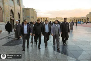 تشرف وزیر فرهنگ ترکمنستان به حرم مطهر رضوی