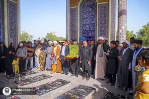 حضور کاروان زیر سایه خورشید در جزیره ابوموسی