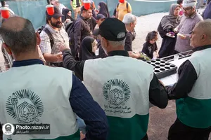 موکب خادمیاران رضوی استان مازندران در مرز مهران