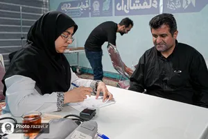 موکب &laquo;دارالکرامه&raquo; امام رضا علیه&zwnj;السلام در ره باغ رضوان