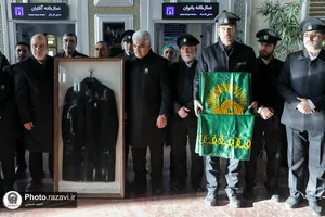بدرقه کاروان اعزامی آستان قدس رضوی به کرمان