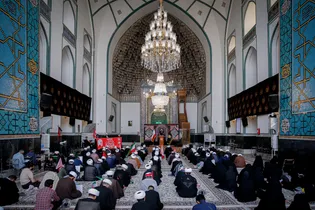 بدرقه مبلغین اربعین حسینی در حرم مطهر رضوی